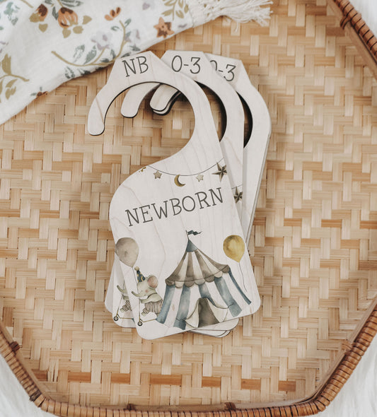 Circus Nursery Closet Divider
