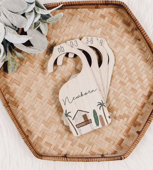 Surfs Up Nursery Closet Divider