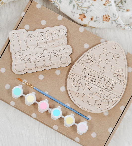 Personalized Easter Daisies Paint Kit