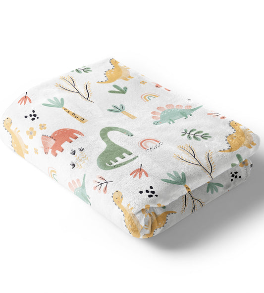 Dino World - Plush Baby Kids Blanket