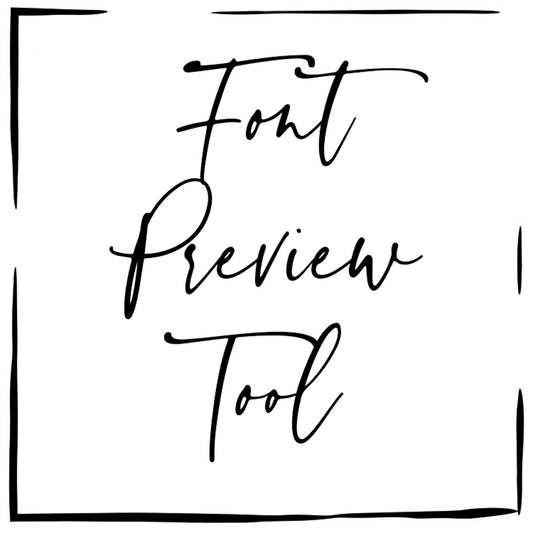 Font Preview Tool