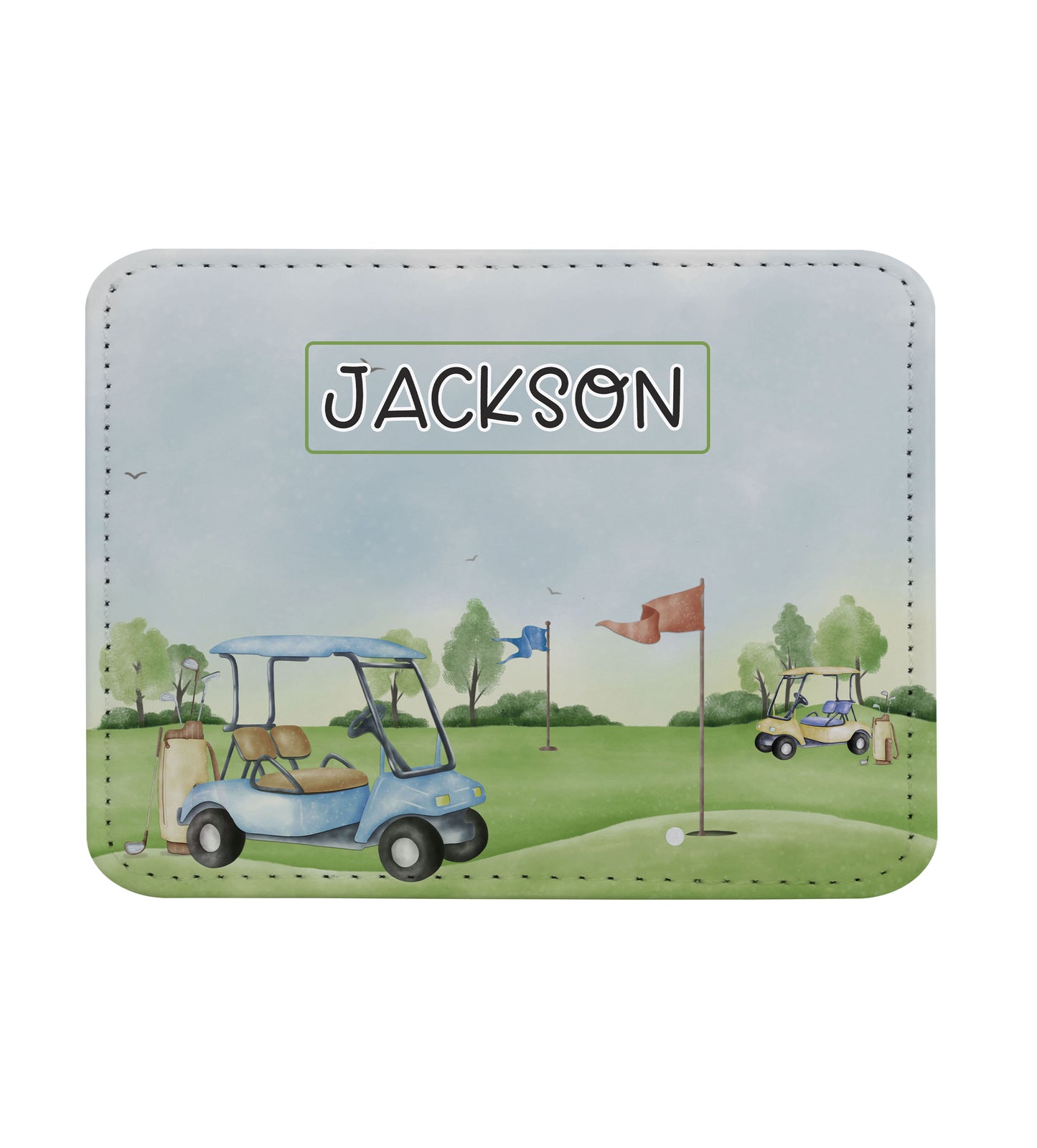 Hole in One Golf Personalized Placemat Coaster Set