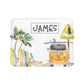 Gone Surfing Personalized Placemat Coaster Set