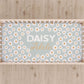 Retro Daisy Floral Crib Sheet