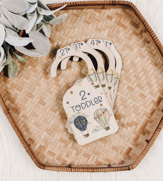 Hot Air Balloon Nursery Closet Divider