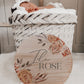 IDA - Boho Rose Name Announcement Sign - ID002