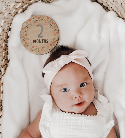 Juniper - Spring Florals Baby Monthly Milestone Set