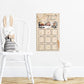 Woodland Bunny 1st Year Picture Board