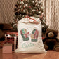 Drawstring Santa Sacks Personalized Christmas Gift Bag