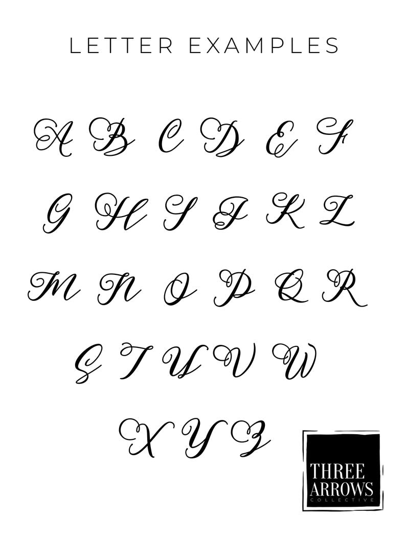 Geometric Initial Wedding Cake Topper