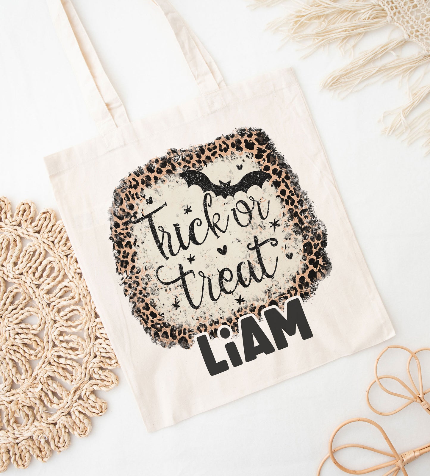 Halloween Trick or Treat Bag with Name