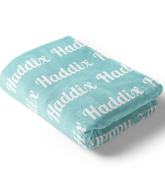 Sky Personalized Name Blanket