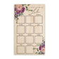 Purple Floral 1st Year Memory Board