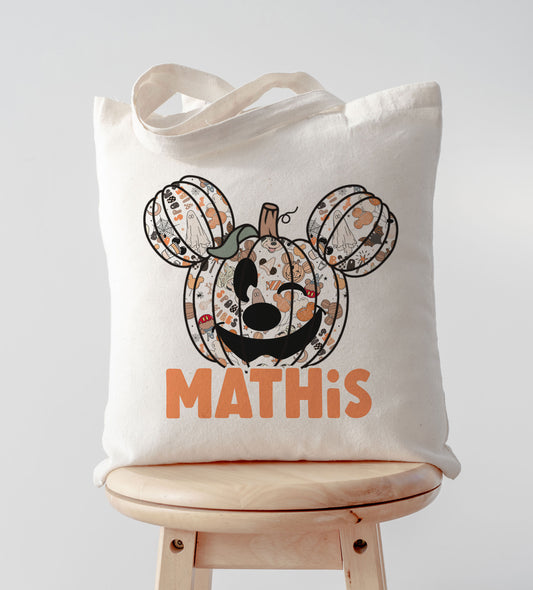 Magical Halloween Trick or Treat Bag with Name