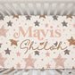 Mavis Collection -Boho Stars Personalized Crib Sheet
