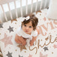 Mavis Collection -Boho Stars Personalized Crib Sheet