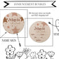 Boho Stars Birth Stats Name Announcement Sign