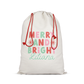 Jumbo Drawstring Santa Sacks Personalized Christmas Gift Bag