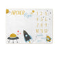 Space Theme Milestone Blanket