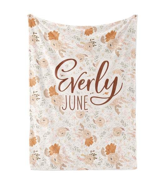 Everly Collection - Plush Name Blanket