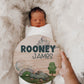 Blue Truck Baby Name Birth Announcement Wood Sign