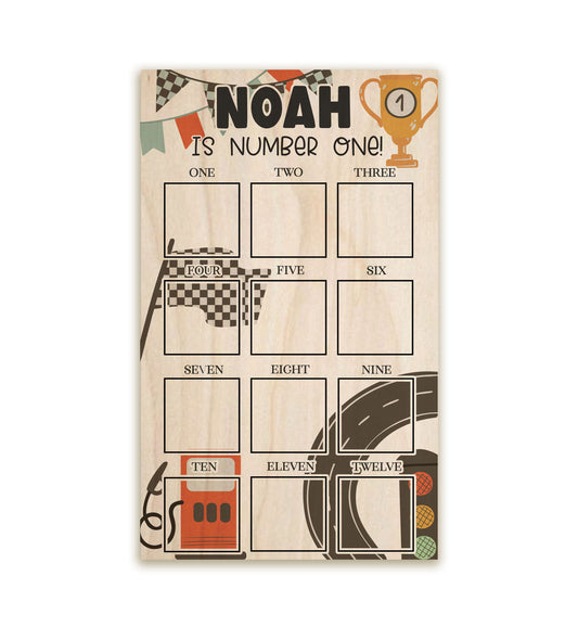 Number ONE Racing First Year Photo Board