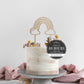 Rainbow Event Birthday Cake Topper