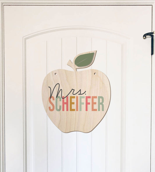 Teacher Name Sign