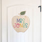 Rainbow Teacher Name Sign