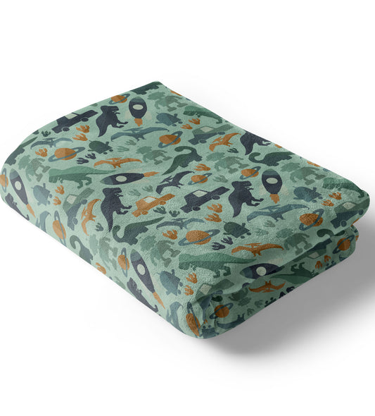 Cars & Dinos- Minky Blanket