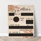 Personalized First Day Of School Sign- Roses