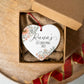 Boho Floral Baby First Christmas Ornament