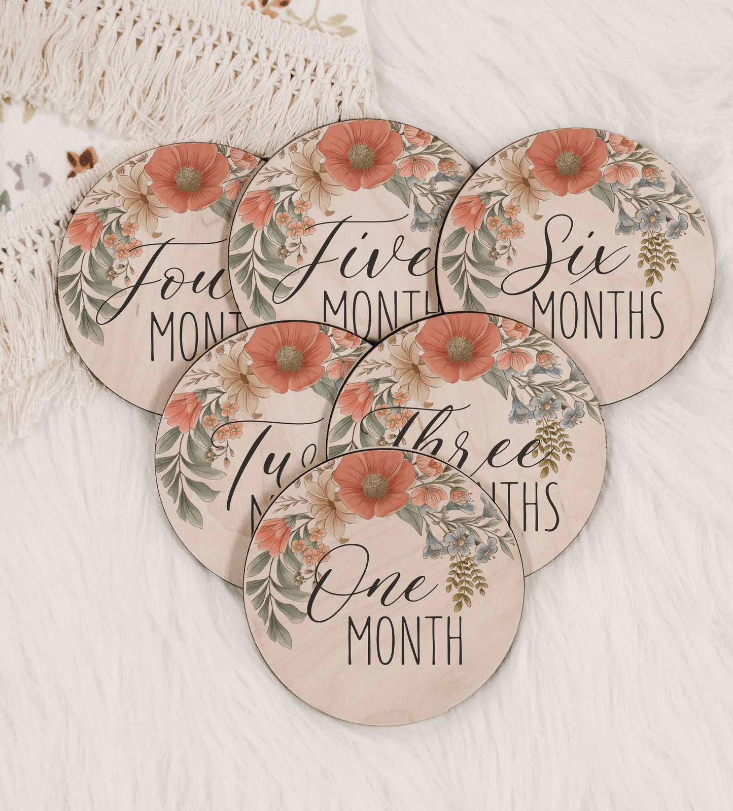 Runa -  Baby Monthly Milestone Set