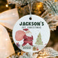 Personalized Santa Baby First Christmas Ornament