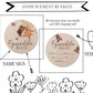 Esmeralda Collection - Fairy Garden Birth Stats Announcement Name Sign EB001