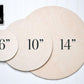 MARLEE - Eucalyptus & Floral Name Announcement Sign - MA002