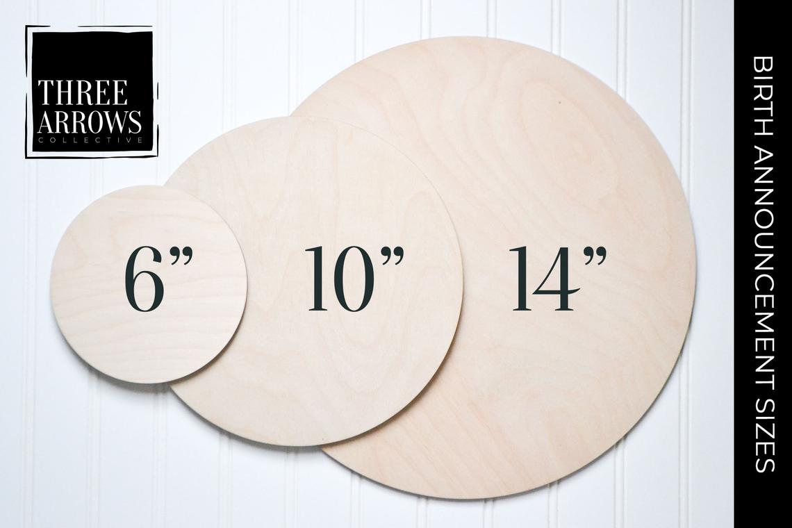 CAIRON - Woodland Fox Baby Stats Sign CJ001