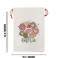 Jumbo Drawstring Santa Sacks Personalized Christmas Gift Bag
