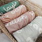 Soft Boho Personalized Name Blanket
