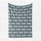 Soft Boho Personalized Name Blanket
