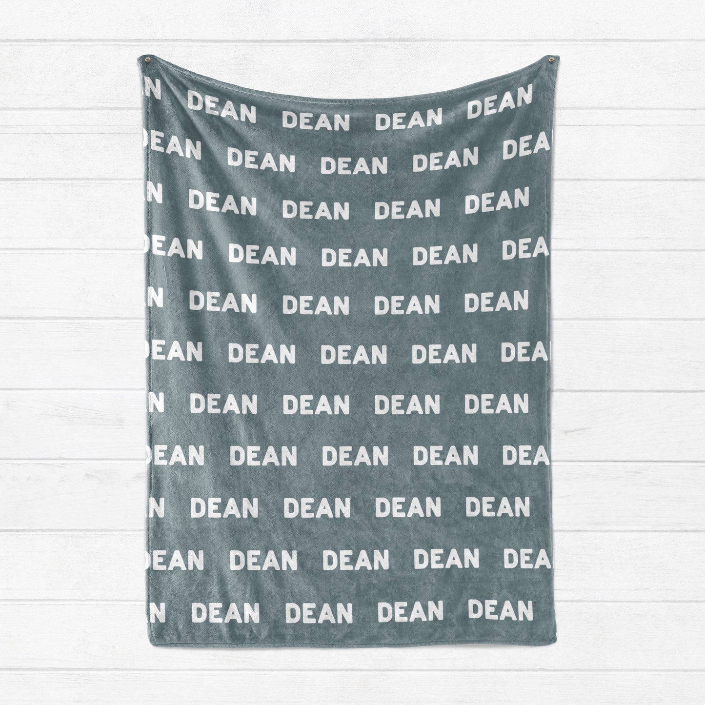 Soft Boho Personalized Name Blanket