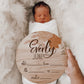Everly Collection Birth Stats Announcement Name Sign EJ0021