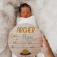 Space Themed Baby Name Birth Stats Wood Sign