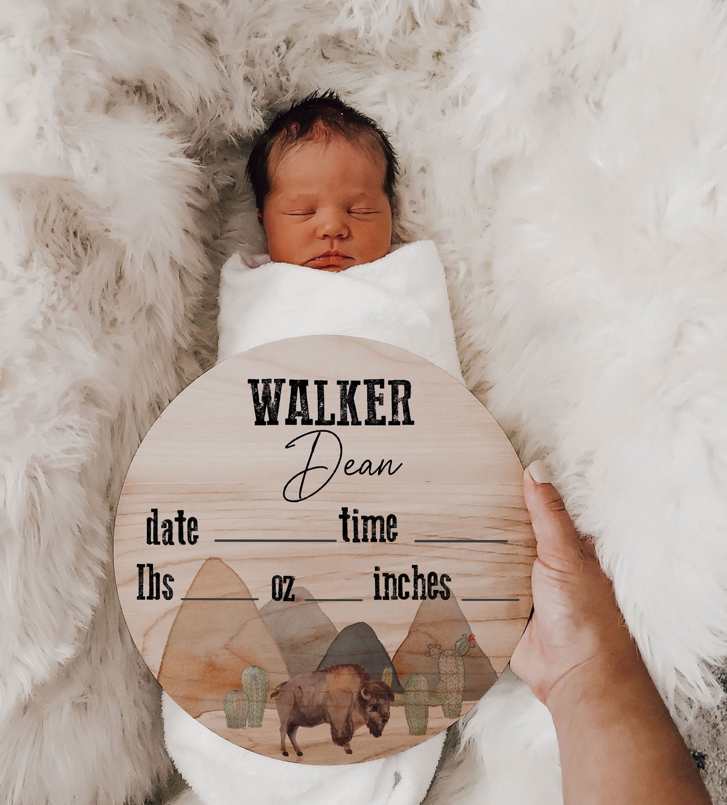 Bison Cactus Baby Name Birth Stats Wood Sign
