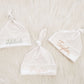 Custom Baby Name Faux Stitch Knotted Hat