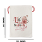 Drawstring Santa Sacks Personalized Christmas Gift Bag