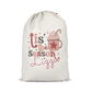 Drawstring Santa Sacks Personalized Christmas Gift Bag