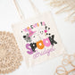 Too Cute to Spook Custom Name Halloween Trick or Treat Bag