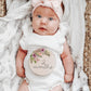 Violet - Flowers Baby Monthly Milestone Set