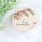 Violet - Flowers Baby Monthly Milestone Set